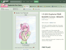 Tablet Screenshot of euphoria-fan-club.deviantart.com