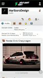 Mobile Screenshot of marlborodesign.deviantart.com