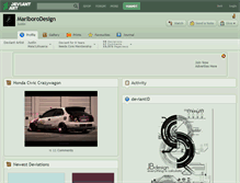 Tablet Screenshot of marlborodesign.deviantart.com