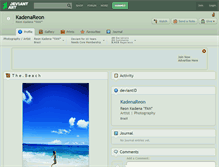 Tablet Screenshot of kadenareon.deviantart.com