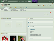 Tablet Screenshot of midgardox.deviantart.com