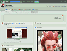 Tablet Screenshot of cameraxel.deviantart.com