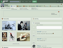 Tablet Screenshot of n-a-o.deviantart.com