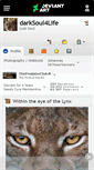 Mobile Screenshot of darksoul4life.deviantart.com