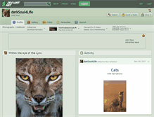 Tablet Screenshot of darksoul4life.deviantart.com