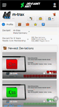 Mobile Screenshot of m-trax.deviantart.com