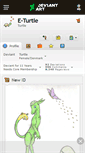 Mobile Screenshot of e-turtle.deviantart.com