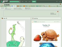 Tablet Screenshot of e-turtle.deviantart.com