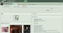 Desktop Screenshot of deathnote-1918.deviantart.com