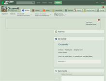 Tablet Screenshot of circusvoid.deviantart.com