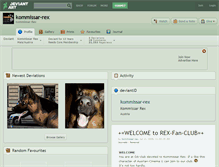Tablet Screenshot of kommissar-rex.deviantart.com