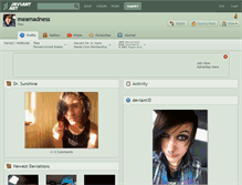 Tablet Screenshot of meamadness.deviantart.com