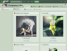 Tablet Screenshot of photographers-life.deviantart.com