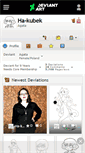 Mobile Screenshot of ha-kubek.deviantart.com