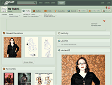 Tablet Screenshot of ha-kubek.deviantart.com