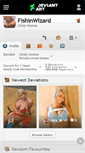 Mobile Screenshot of fishinwizard.deviantart.com