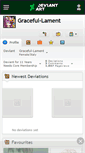 Mobile Screenshot of graceful-lament.deviantart.com