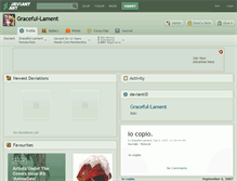 Tablet Screenshot of graceful-lament.deviantart.com