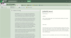 Desktop Screenshot of lee-gi-kwang.deviantart.com