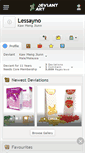 Mobile Screenshot of lessayno.deviantart.com