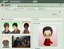 Tablet Screenshot of kirikafd.deviantart.com