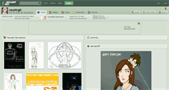 Desktop Screenshot of causticgit.deviantart.com
