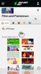 Mobile Screenshot of flinn-and-flameona.deviantart.com