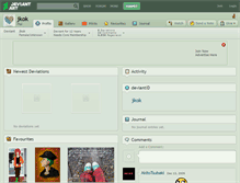 Tablet Screenshot of jkok.deviantart.com