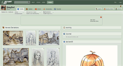 Desktop Screenshot of grey0wl.deviantart.com