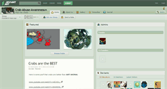 Desktop Screenshot of crab-abuse-awareness.deviantart.com