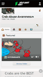 Mobile Screenshot of crab-abuse-awareness.deviantart.com
