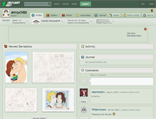 Tablet Screenshot of envychibi.deviantart.com