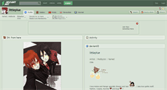 Desktop Screenshot of littleplue.deviantart.com
