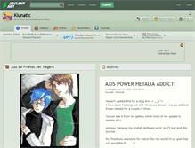 Tablet Screenshot of klunatic.deviantart.com