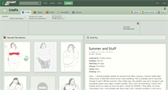 Desktop Screenshot of crazfa.deviantart.com