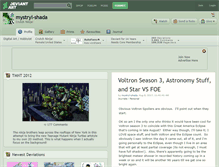 Tablet Screenshot of mystryl-shada.deviantart.com