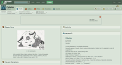 Desktop Screenshot of cybeles.deviantart.com