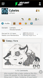 Mobile Screenshot of cybeles.deviantart.com