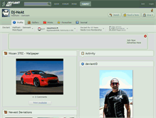 Tablet Screenshot of dj-heat.deviantart.com