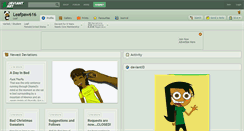 Desktop Screenshot of leafpaw616.deviantart.com