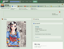 Tablet Screenshot of gr3cia.deviantart.com
