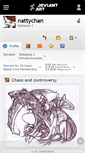 Mobile Screenshot of nattychan.deviantart.com