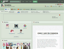 Tablet Screenshot of kerubimu.deviantart.com