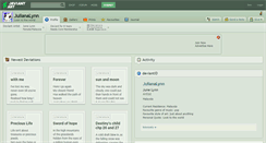 Desktop Screenshot of julianalynn.deviantart.com