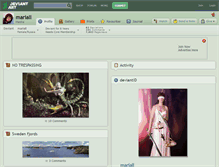 Tablet Screenshot of mariall.deviantart.com