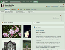 Tablet Screenshot of jaceyldeville.deviantart.com