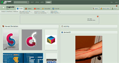 Desktop Screenshot of magnoid.deviantart.com