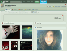 Tablet Screenshot of animeartmaster.deviantart.com