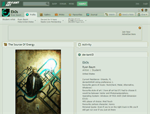 Tablet Screenshot of ek0s.deviantart.com