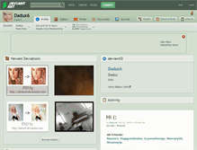 Tablet Screenshot of dadux6.deviantart.com